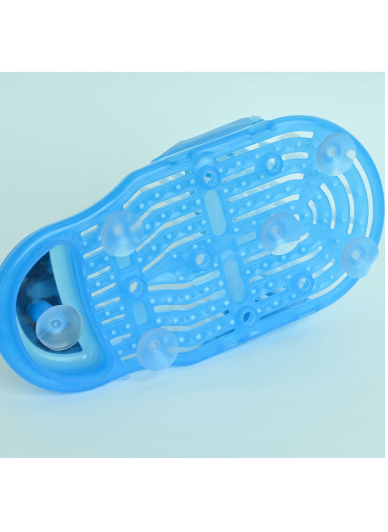 Foot Brush for Bathroom Foot Cleaner Brush Shower Foot Brush Foot Cleaning Brush For Both Men And Women Bathroom Accessories – Blue