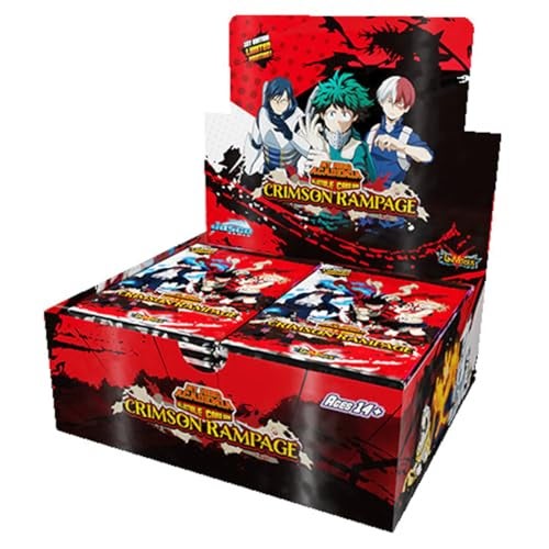 Jasco Games My Hero Academia Collectible Card Game Series 2 Unlimited Crimson Rampage Booster Display | 240-card 24-Pack Booster Display | Ages 14+ | 2 Players | Avg. Playtime 20-30 Minutes | Made - Image 1