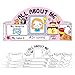 D4DREAM All About Me Crowns 24pcs Color Your Own DIY Paper Hats for Kids Back to School Craft Party Hats for Kindergarten Preschool Elementary Classroom Teacher Supplie - Image 3