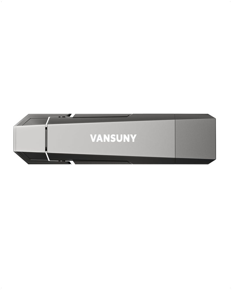 Vansuny 256GB USB Solid State Drive Up to 1000MB/s USB 3.2 Gen 2 Dual SSD USB A + Type C Portable External SSD for Android Phone Tablet Laptop MacBook PC - Image 1
