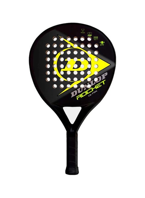 Rocket Ultra Padel Racket, Black/Yellow