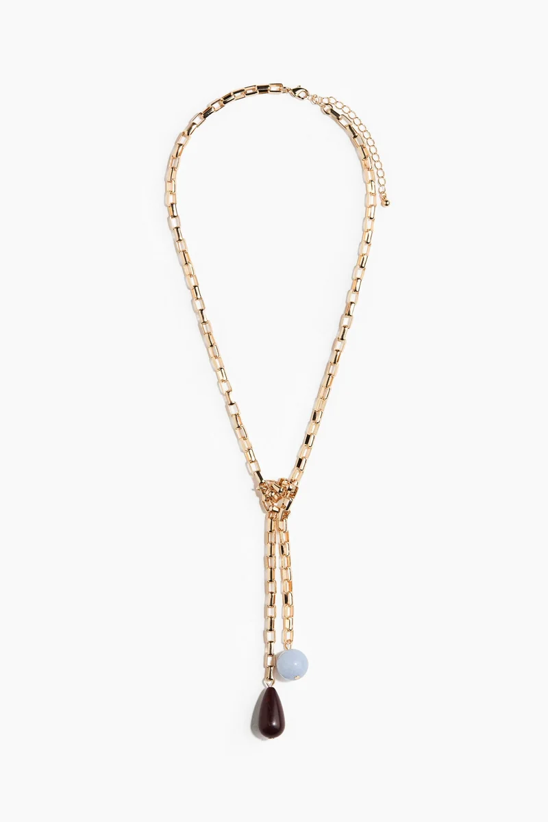 اتش اند ام قلادة بتفاصيل عقدة