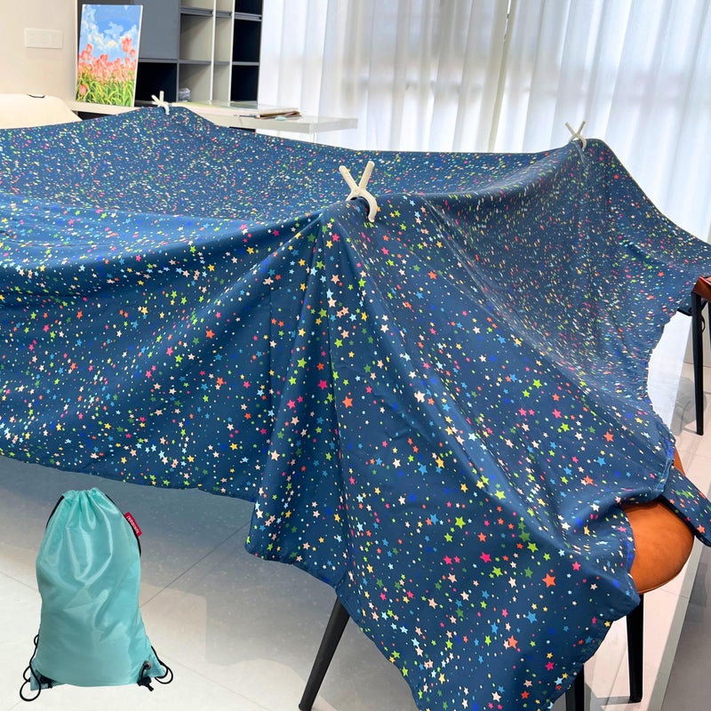 lukidoki Magic Fort Building Kit for Kids - Large Lightweight Blanket Fort Making Kit Clips with CPC Certification - Portable Playhouse Play Tent Fort - Indoor/Outdoor Girls/Boys Toys Ages 4-5 6 7 8-12 - Image 1