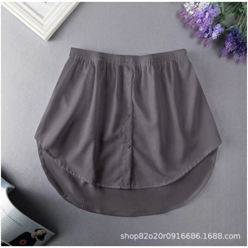 All-Match Fake Hem Sweat Inner Hem Skirt Casual Base Skirt Children'S Short Skirt Fake Skirt - Image 1