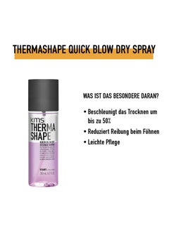 kms KMS THERMASHAPE Quick Blow Dry Spray for Full, Natural Blow Outs 6.7 oz  - Image 2
