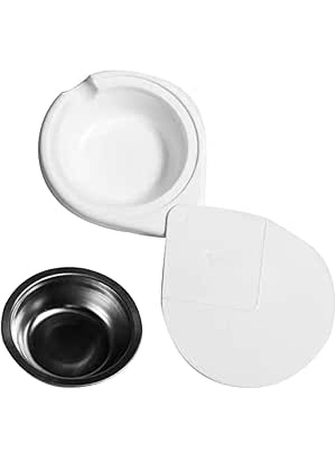 Rotatable Under Desk Ashtray with Removable Lid Stainless Steel Windproof for Home Office Indoor Outdoor - Image 1