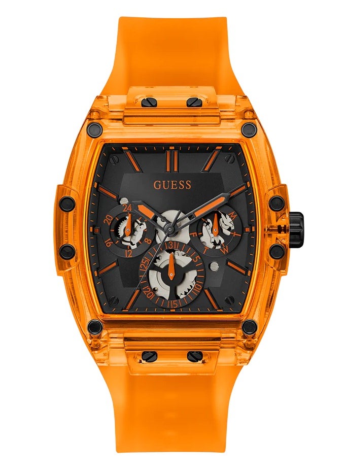 Guess Men's Orange Rectangular Nylon Dial Watch - GW0203G10 - pzsku/Z810DE70461E1A792F69EZ/45/_/1741518884/700a6552-5fa2-480a-aeeb-d65f69af85dc