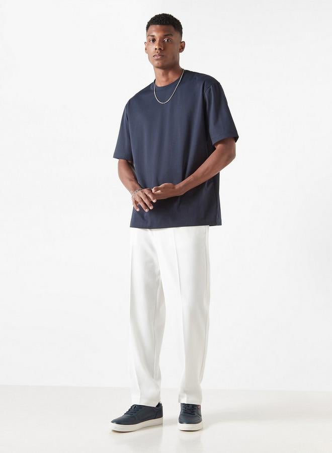 ايكونيك تيشيرت بياقة ضيّقة وأكمام قصيرة من آيكونيك - Image 2