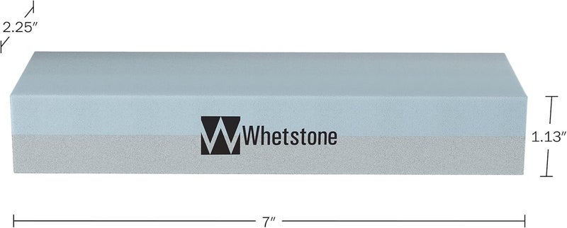 Whetstone Cutlery Knife Sharpening Stone 2-Pack - Dual 400/1000 Grit Wet Block - Sharpens and Polishes Sharp Tools and Kitchen or Hunting Knives by Whetstone - Image 3