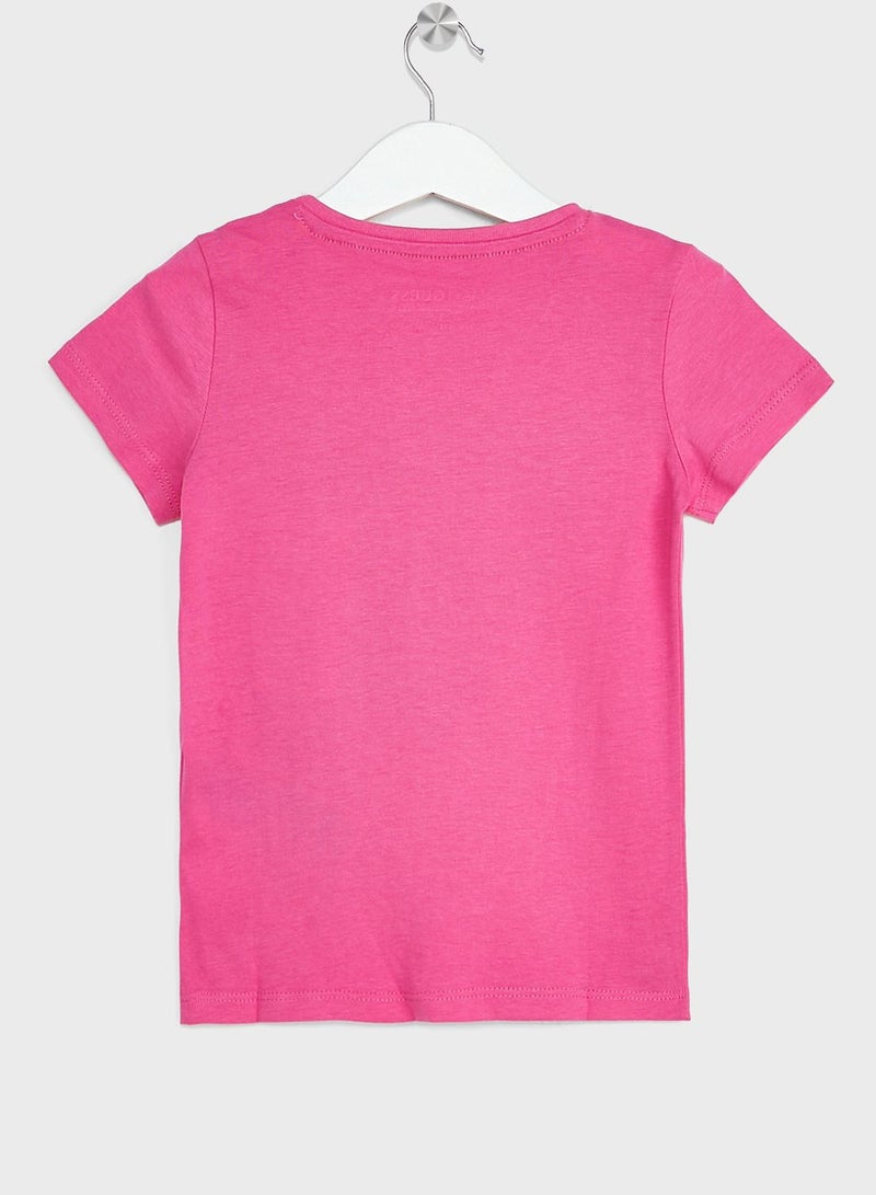 GUESS Kids Graphic Crew Neck T-Shirt - Image 2
