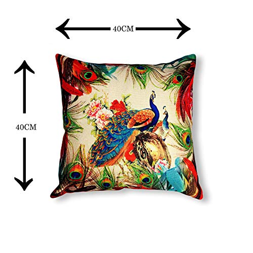 IM FAB IMFAB Set of 5 Decorative Hand Made Jute Throw/Pillow Cushion Covers - (16 X 16 INCHES) - Image 5