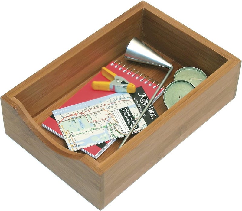 Lipper International Bamboo Wood Stacking Drawer Organizer Box, 6" x 9" - Image 4