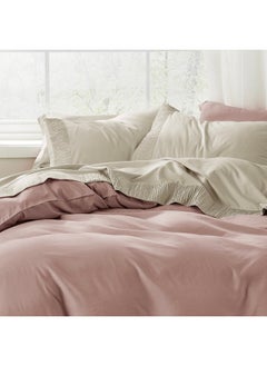 Bedsure Bedsure King Size Sheets - Soft Sheets for King Size Bed, 4 Pieces Hotel Luxury Linen King Sheets, Easy Care Polyester Microfiber Cooling Bed Sheet Set  - Image 3