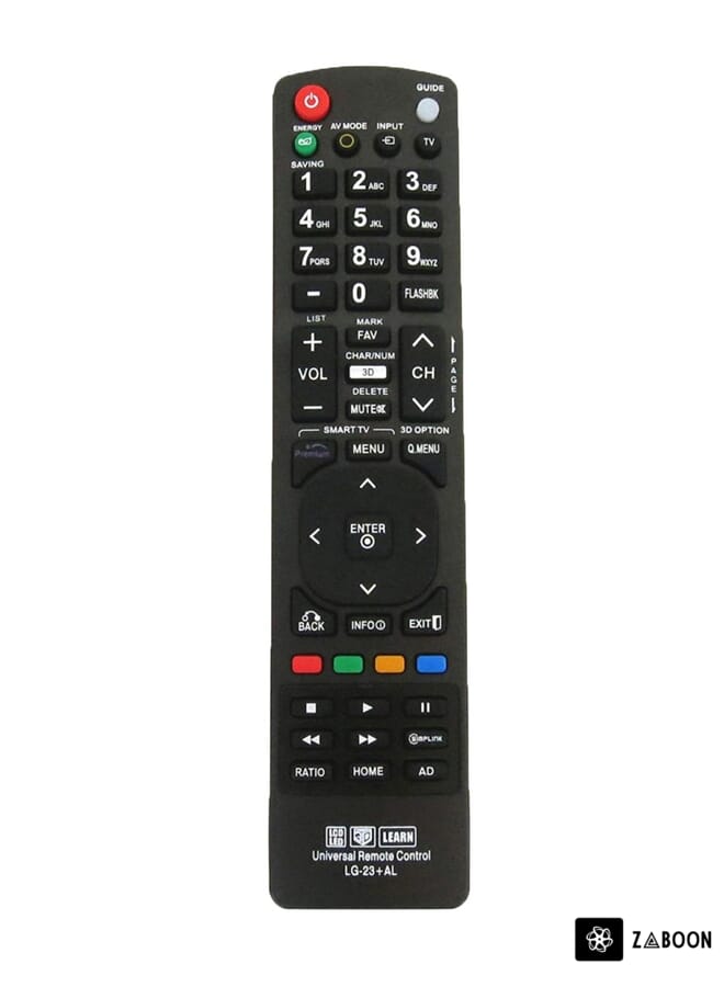 Zaboon Universal Remote Control For LG TV Black