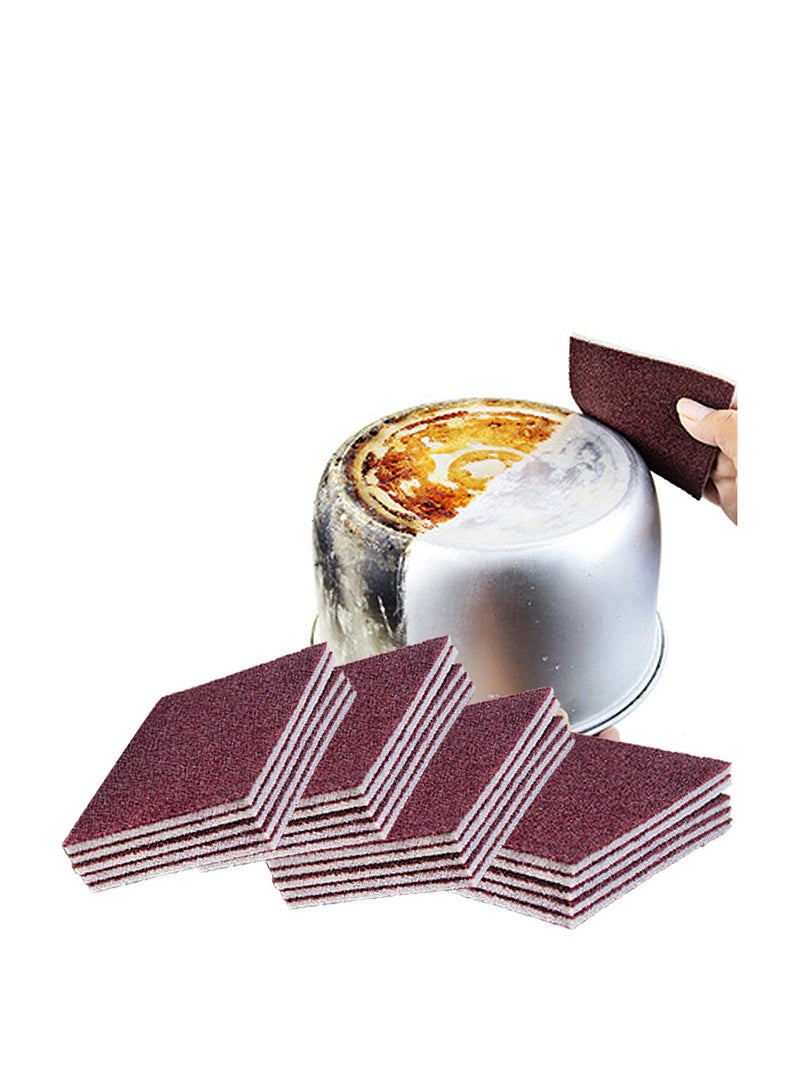 Excefore Nano Carborundum Sponge, 20 Pcs Emery Sponge Brush Clean Eraser Scrub, Kitchen Magic Cleaning Sponge for Removing Rust Cleaning Pots and Pans, Kitchen Cleaner Tool - Image 1