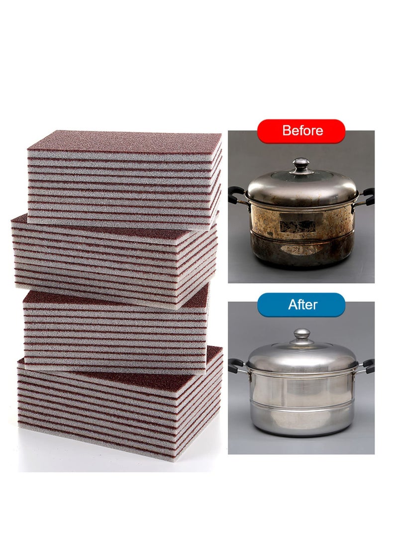 Excefore Nano Carborundum Sponge, 20 Pcs Emery Sponge Brush Clean Eraser Scrub, Kitchen Magic Cleaning Sponge for Removing Rust Cleaning Pots and Pans, Kitchen Cleaner Tool - Image 2