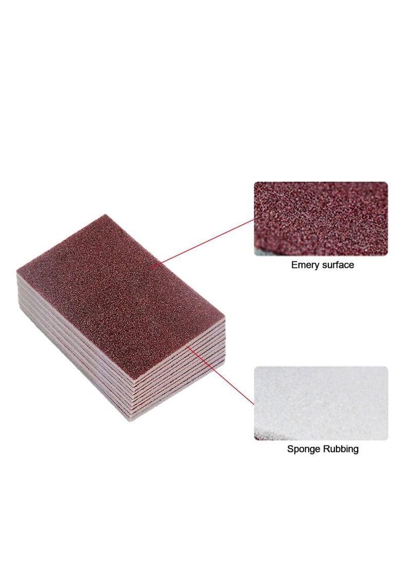 Excefore Nano Carborundum Sponge, 20 Pcs Emery Sponge Brush Clean Eraser Scrub, Kitchen Magic Cleaning Sponge for Removing Rust Cleaning Pots and Pans, Kitchen Cleaner Tool - Image 4