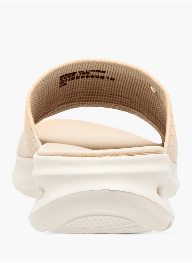 Le Confort - Womens Textured Slide Sandals With Slip-On Closure - Image 1