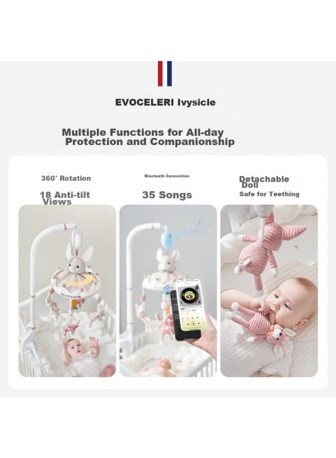 Evoceler Baby Crib Mobile Toy, Newborn Soothing Aid, Bed Hanging Rattle, 0-1 Year Old Infant Children's New Year Gift - Image 2