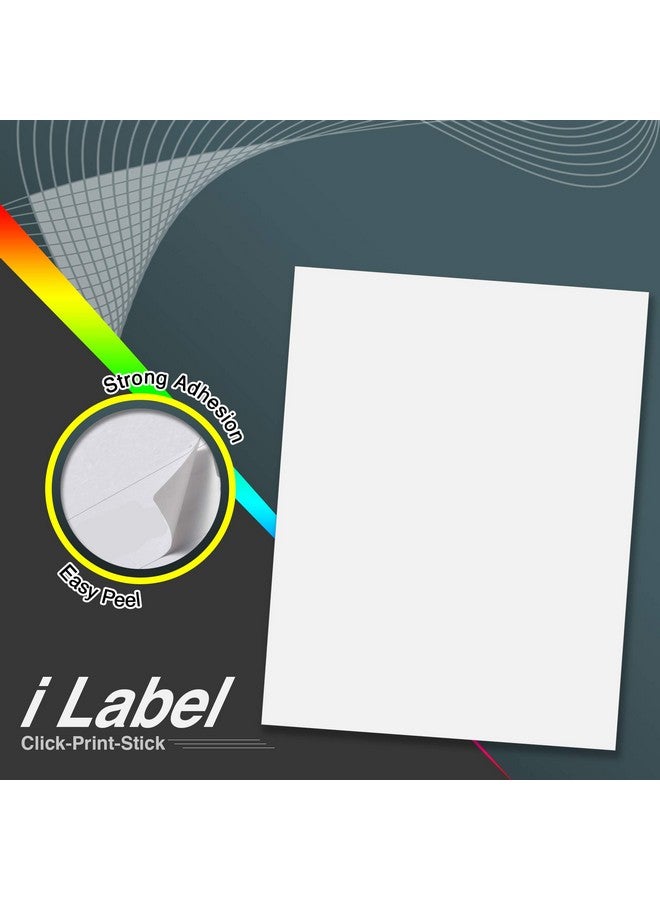 BETCKEY 8.5" X 11" Full Sheet Label Sticker Paper For Laser & Inkjet Printers [150 Sheets,150 Labels] - Image 3