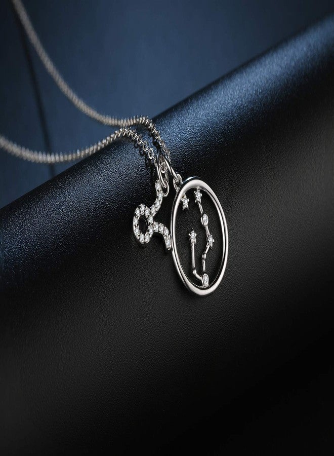 Presentski Taurus Zodiac Pendant Necklace 925 Sterling Silver Astrology Horoscope with Message Card - Image 4