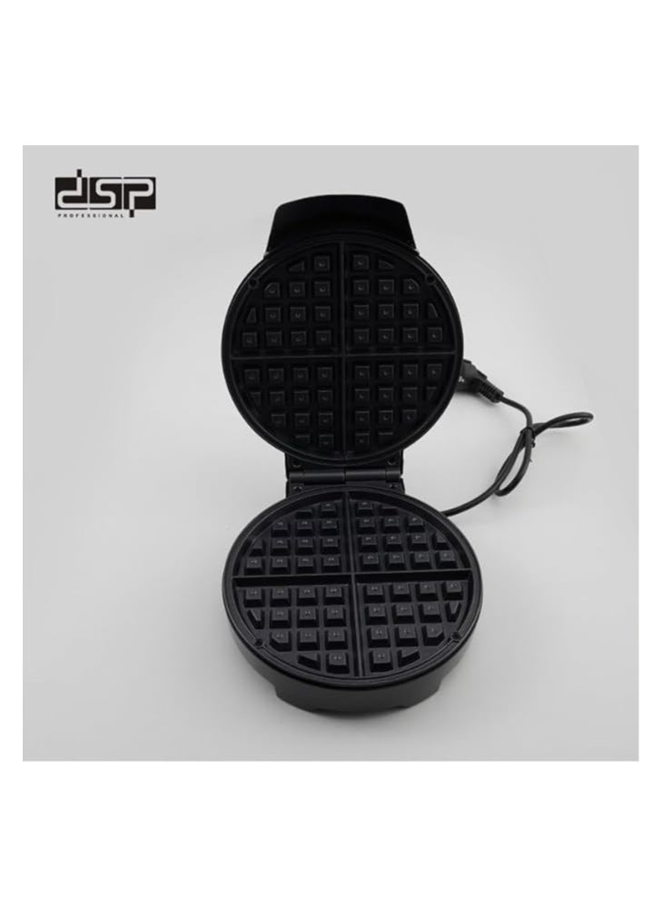 دي اس بي ماكينة صنع الوافل DSP، 1000 واط - KC1208 - فضي*أسود  - Image 3