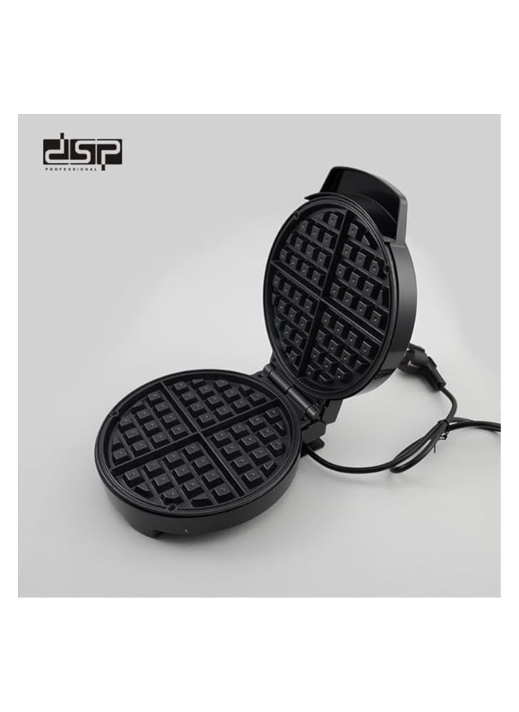 دي اس بي ماكينة صنع الوافل DSP، 1000 واط - KC1208 - فضي*أسود  - Image 4