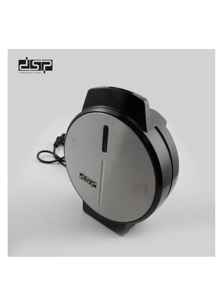 دي اس بي ماكينة صنع الوافل DSP، 1000 واط - KC1208 - فضي*أسود  - Image 5