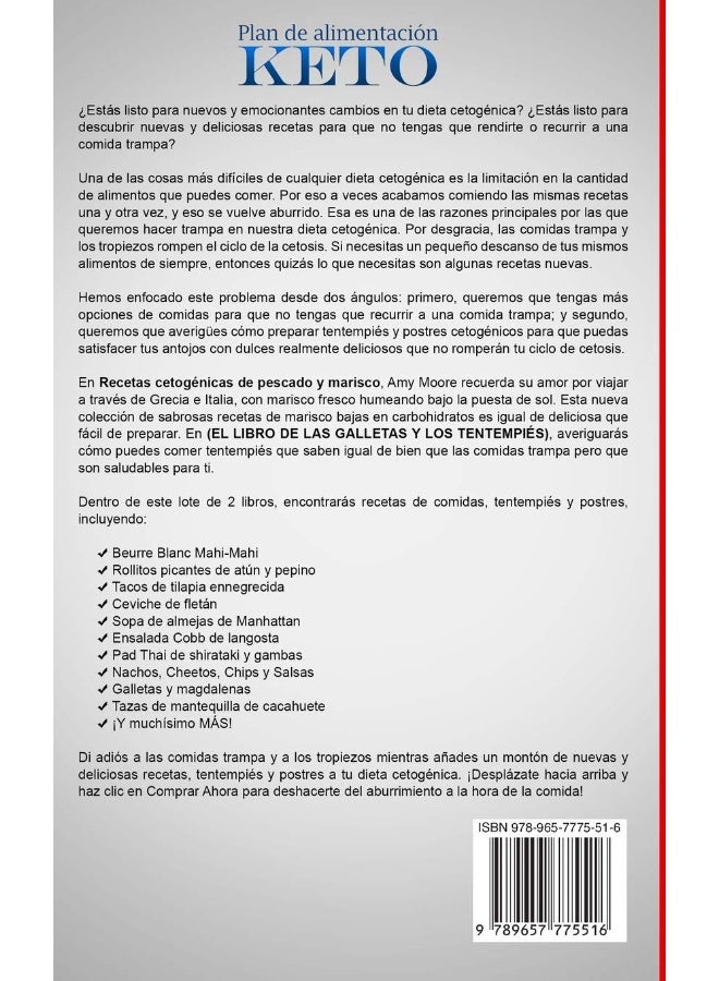 Recetas Keto de Mariscos Y Pescados: Descubre los secretos de las recetas de pescados y mariscos bajos en carbohidratos increíbles para tu estilo de vida Keto - Image 2
