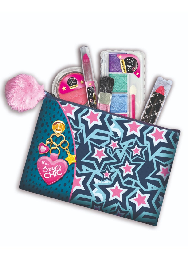 Clementoni Clementoni Crazy Chic  Pochette Make Up | Make Up Toy Kit | Do it Youself | Pretend Play | Arts & Crafts | Easy to Use | Develops Fine Motor Skills & Creativity | Colorful | Fashionable | Perfect Gift for Fashion Lovers!  - Image 3