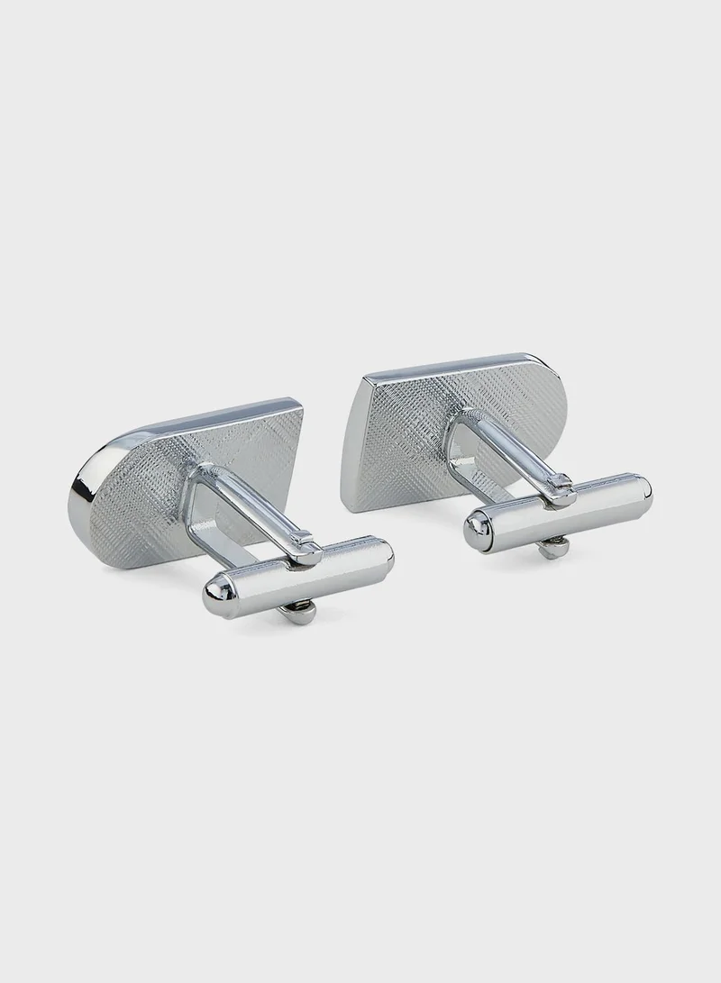 Robert Wood Cufflink And Tie Pin Set In Gift Box