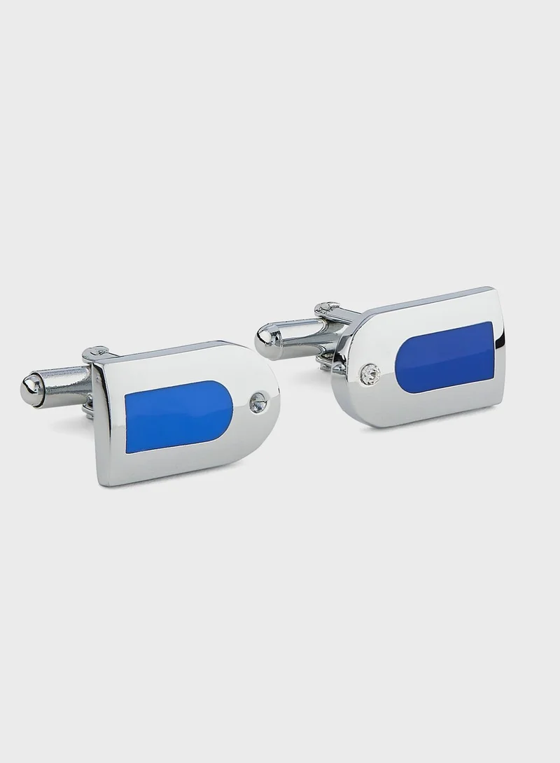 Robert Wood Cufflink And Tie Pin Set In Gift Box