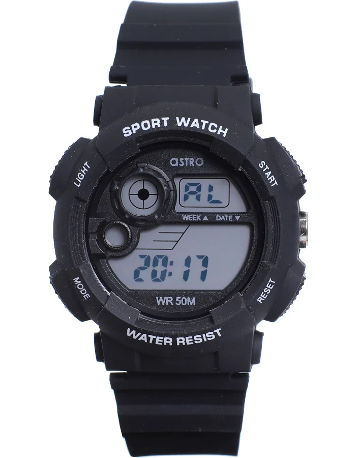 ASTRO Men's Silicone Digital Watch A21903-PPBB - 42 mm