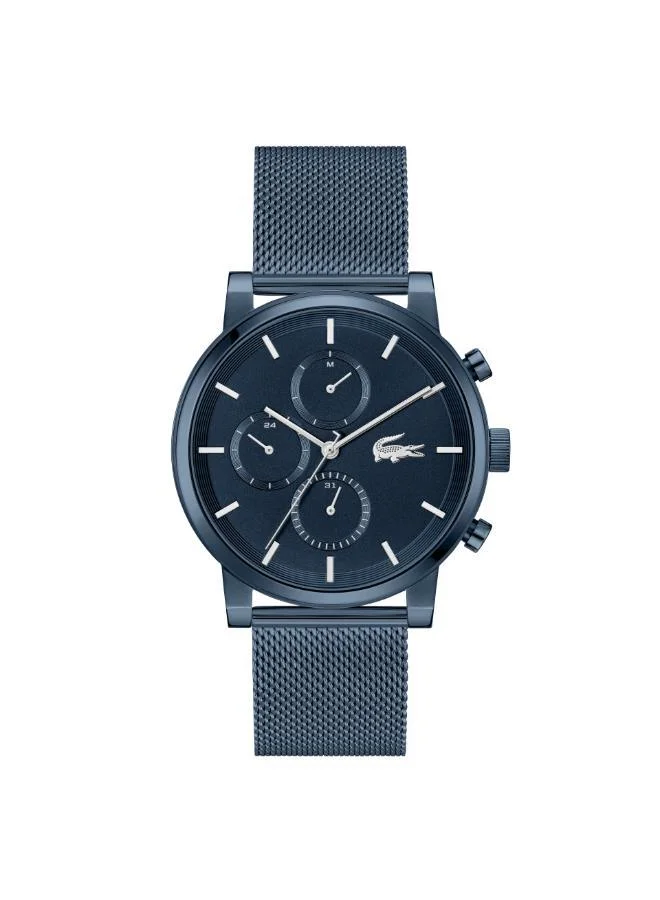 Ionic Plated Blue Steel Quartz Multifunction Watch