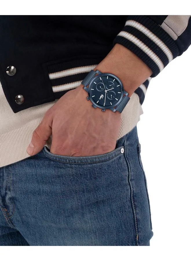 Lacoste  Ionic Plated Blue Steel Quartz Multifunction Watch for Men | Best Price UAE