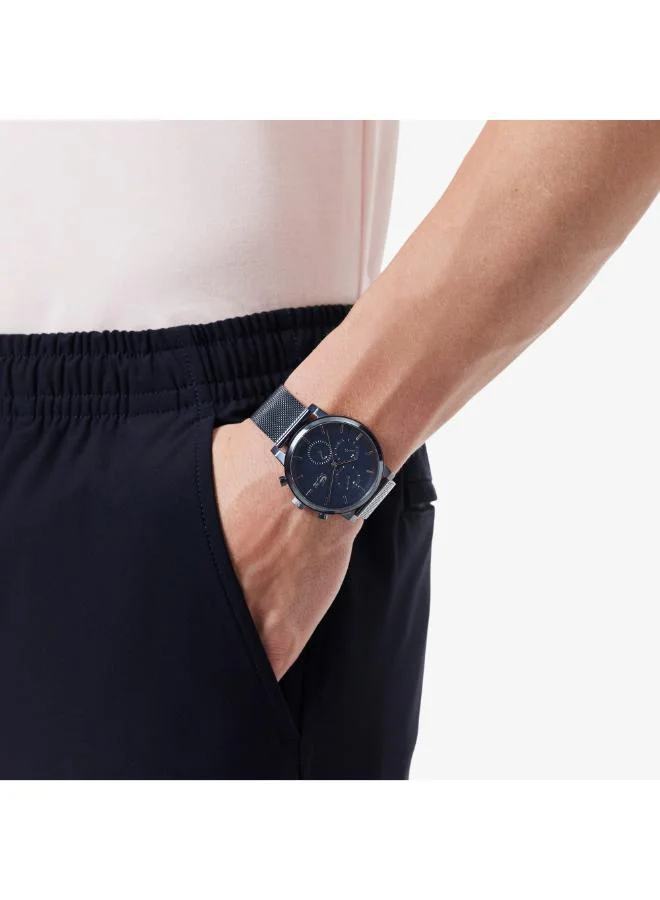 Lacoste  Ionic Plated Blue Steel Quartz Multifunction Watch for Men | Best Price UAE