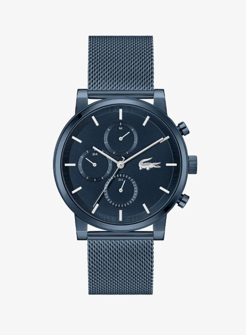 Lacoste Ionic Plated Blue Steel Quartz Multifunction Watch