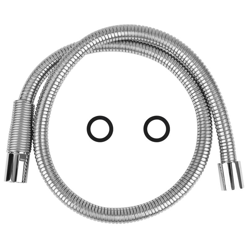 TNROTED 46 Inch Pre Rinse Sprayer Hose 142 GPM Commercial Kitchen Dish Spray Hose for Kitchen Sink Faucet Flexible Stainless Pre Rinse Faucet Hose Replacement Kit - Image 2