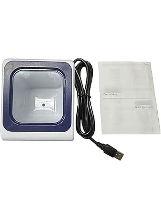 Desktop Barcode Scanner 1D 2D Reader Fast Decoding for Supermarkets Retail Environments - Image 1