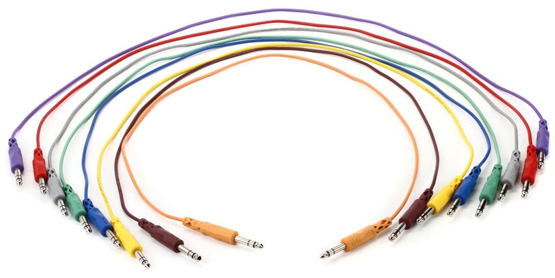 Hosa CSS-890 Balanced Patch Cables, 1/4 Inch TRS to Same, 3 Feet - Image 1