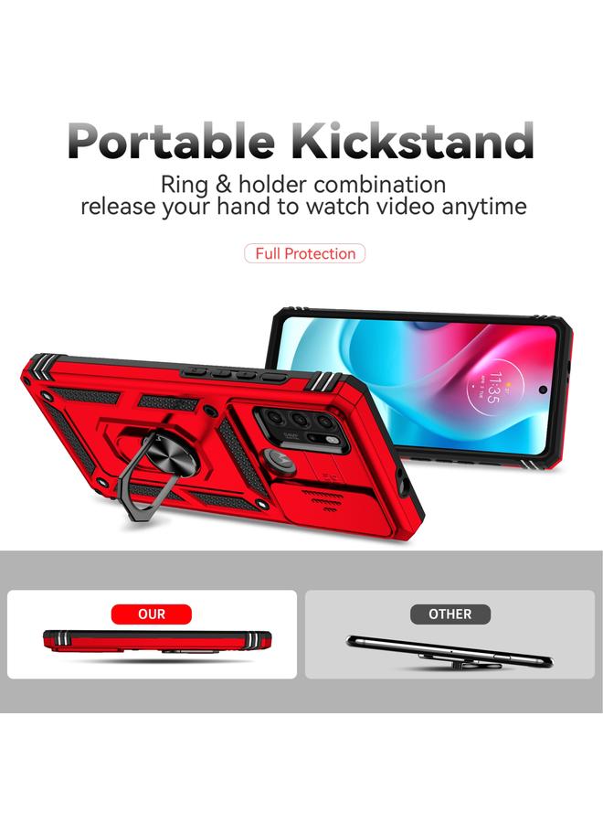 S-TOP Case For Motorola Moto G60s Sliding Camshield Holder Phone Case - Image 5