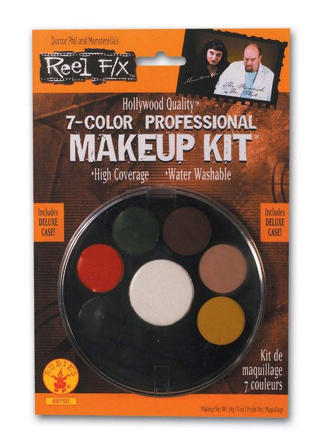 RUBIE'S 7 Color Professional Makeup Kit Reel F/X Halloween Costume Makeup  - Image 2