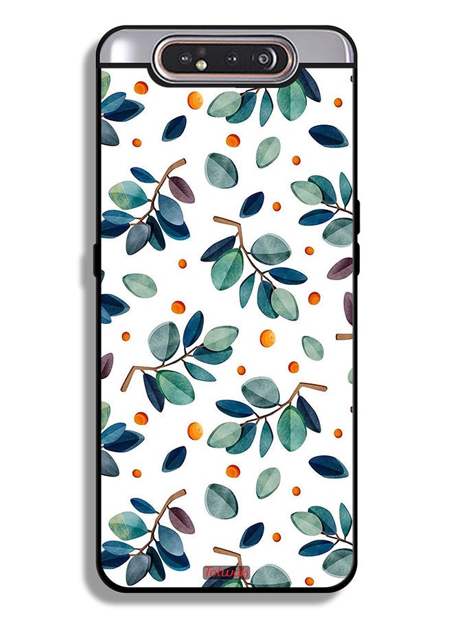 Tolwak Samsung Galaxy A80 Protective Case Cover Leaves - Image 1