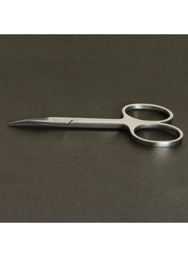 Curved and Rounded Facial Hair Scissors Women and Men- Moustache Scissor, Beard Trimming Scissors, Safety Use for Eyebrows, Eyelashes, Nose Hair, Ear Hair - Image 2