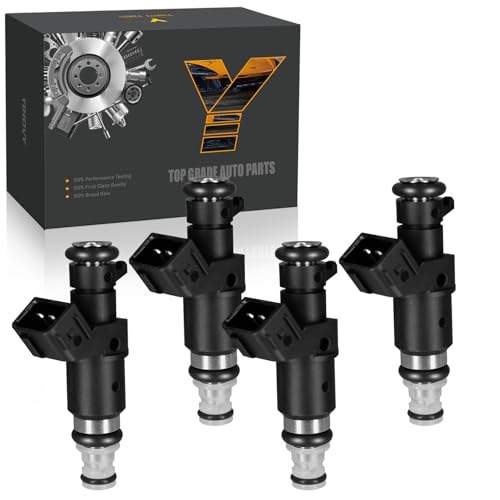 YIHOVY Fuel Injectors FJ484 fit for Honda 20032007 Accord 20052009 CRV 20032011 Element 24L L4 fit for Acura 20052006 RSX 20L L4 84212290 16450RAAA01 16450RADL61 4 - Image 1