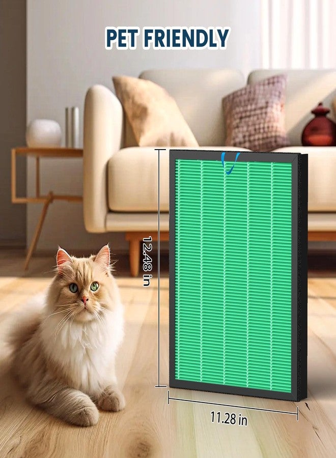 Colorfullife Vital 100S Replacement Filter for LEVOIT Vital 100S and Vital 100S-P Air Purifier, H13 Ture HEPA and Activated Carbon Vital 100S-P Filters, Vital 100S-RF-TX, 2 Pack Green - Image 5