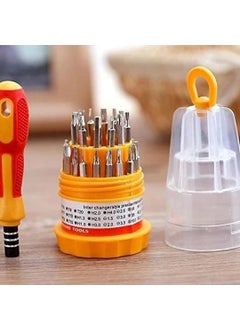Vrofy Vrofy 31 In 1 Mini Screwdriver Bits Set with Magnetic Flexible for Home Appliance Laptop Mobile Computer Repairing Preparations 31 in 1  - Image 2