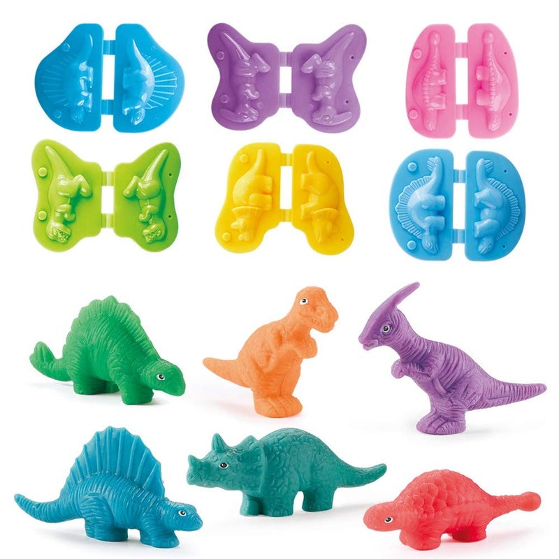 VConejo Color Dough Toys Dough Accessories Set Creations Tools for Kid 2-4-8 Years (Dinosaurs World) - Image 1