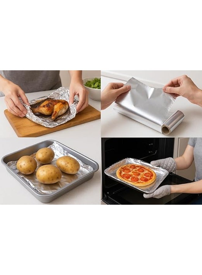 ورق فويل ألمنيوم عالي الجودة – مقاوم للحرارة ومتعدد الاستخدامات-10 متر - Image 3