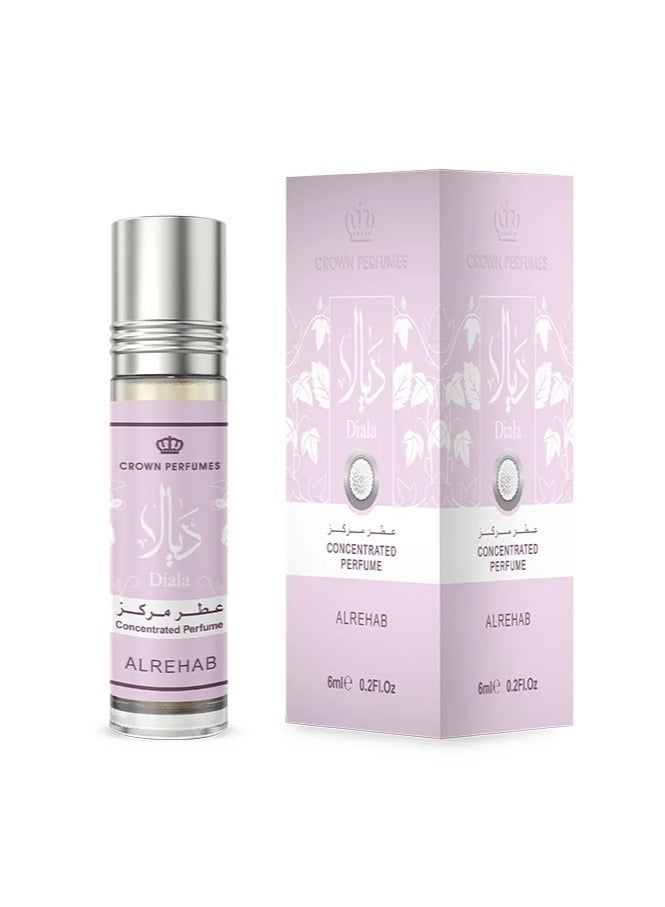 Alrehab Diala Concentrated Perfume Oil - 6ml - Image 1